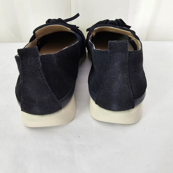 The FLEXX Jazz Navy Suede Leather Tassel Loafers Size 7.5 - Picture 8 of 12